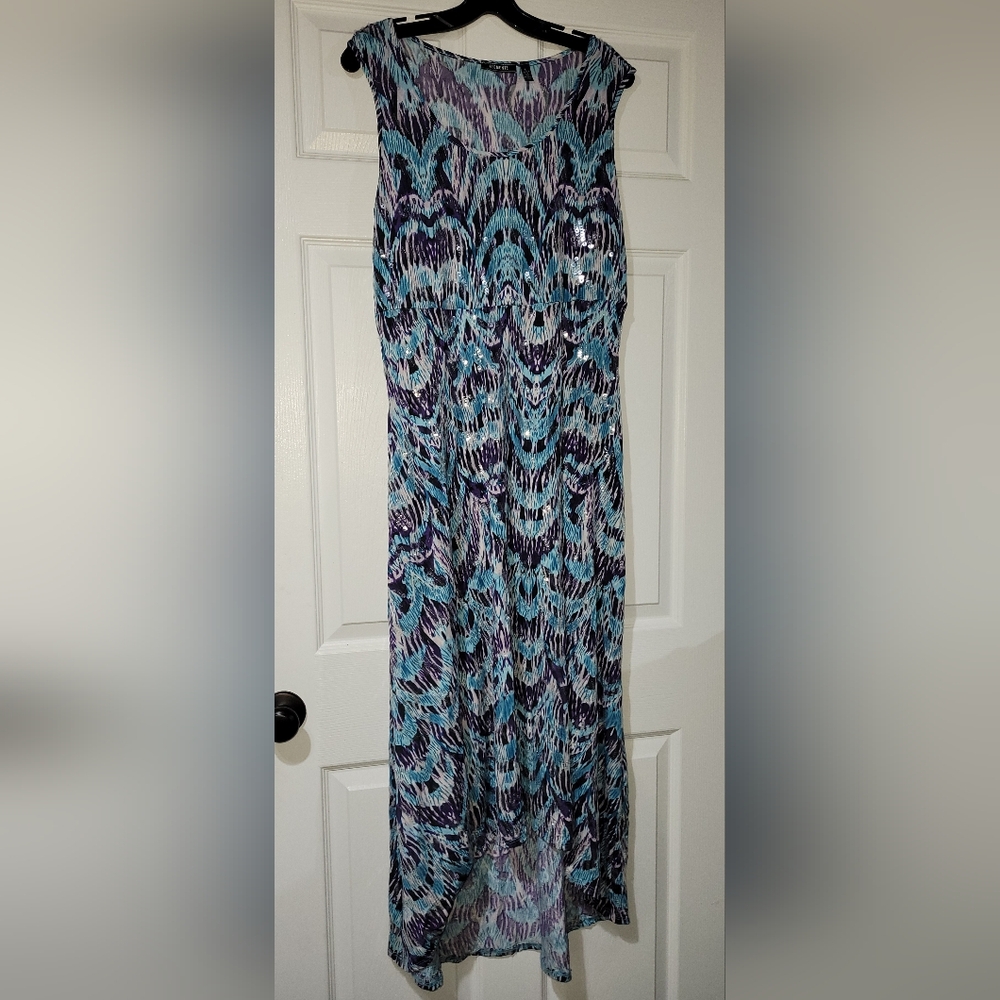 A Elementz Maxi Sequin Dress L. #13